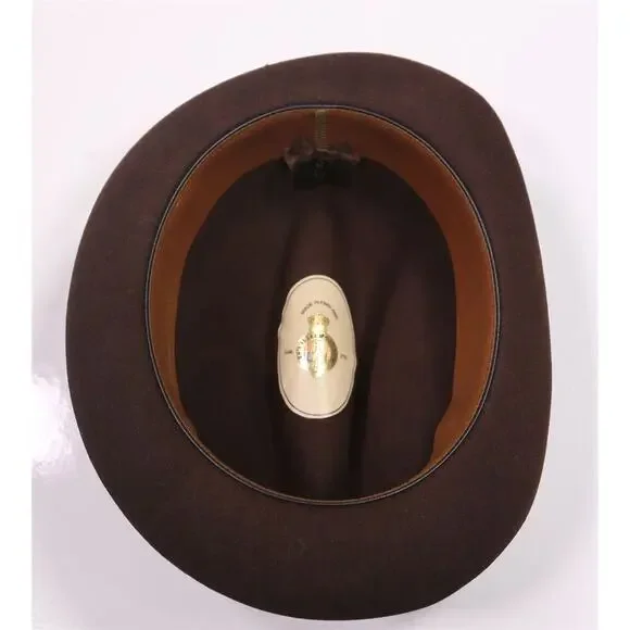 Christys London Hand Made 100% Fine Fur Wool Felt Fedora Hat 7 1/4 - 59 cm - Picture 6 of 10